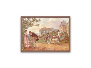 Romantic print, Empire style, High Life Tailor, French fashion, Vintage