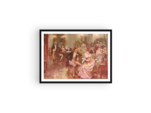 Romantic print, Empire style, proposal, High Life Tailor, French fashion, Vintage