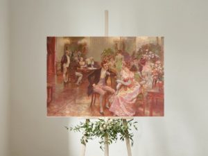 Romantic print, Empire style, proposal, High Life Tailor, French fashion, Vintage