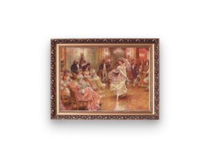 Romantic print, Empire style, wedding day, 1001 nights, High Life Tailor, French fashion, Vintage