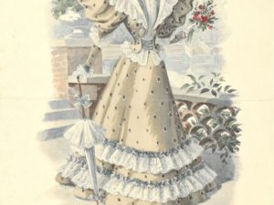 19th century fashion plates, postcards, paris, french,