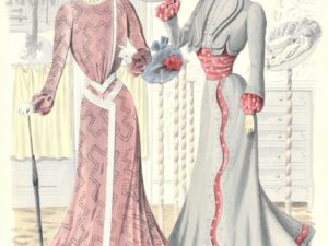 19th century fashion plates, postcards, paris, french,