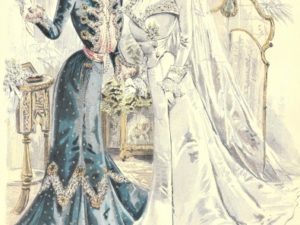 19th century fashion plates, postcards, paris, french,