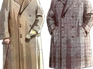 Vintage 1920s French fashion postcard set (6 cards), Belle Jardinière, Paris