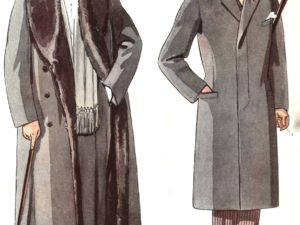 Vintage 1920s French fashion postcard set (6 cards), Belle Jardinière, Paris