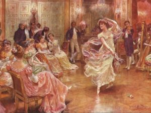 Romantic French postcard set (8 cards), High Life Tailor, Paris, French vintage