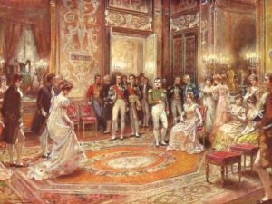 Romantic French postcard set (8 cards), High Life Tailor, Paris, French vintage