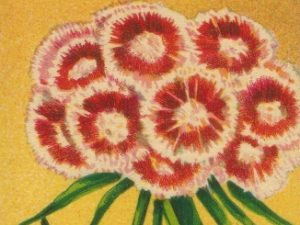 french flower seed packets postcards vintage