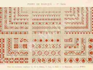 Printable Vintage French embroidery patterns
