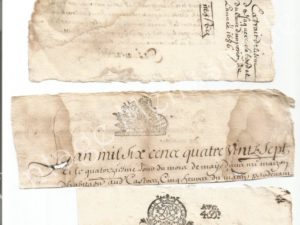 1600s antique French cachets, printable, digital vintage ephemera