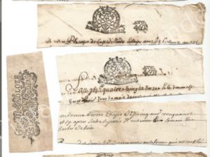 1600s antique French cachets, printable, digital vintage ephemera