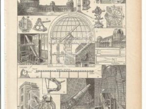 Letter A images, 1922 Larousse dictionary,