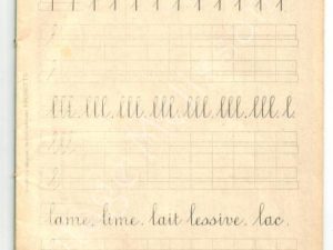 printable cursive french handwriting