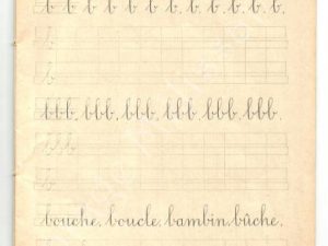 printable cursive french handwriting