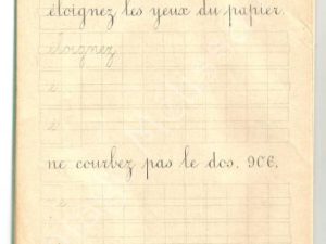 printable cursive french handwriting