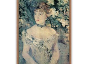 Berthe Morisot print, Jeune femme en toilette de Bal, 1879, France, Impressionist Art